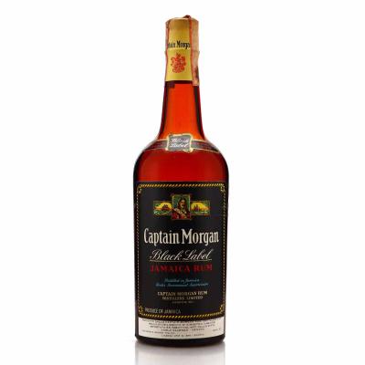 Captain Morgan Black Label Jamaica Rum 1960s / Salengo Import