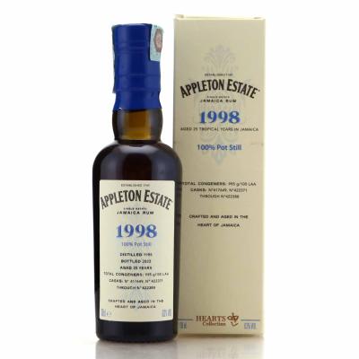 Appleton Estate 1998 Velier 25 Year Old / Hearts Collection 10cl