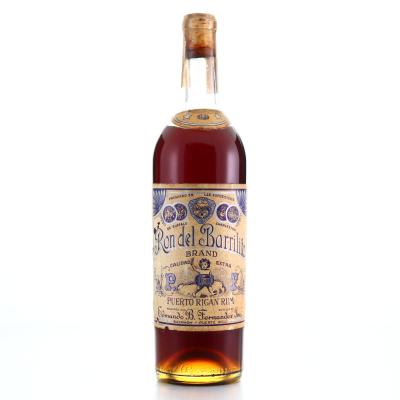 Ron del Barrilito 3 Star Puerto Rican Rum 1960s