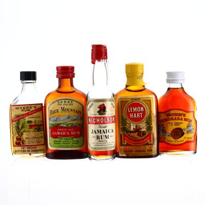 Jamaican Rum Miniatures x 5 1960s-80s