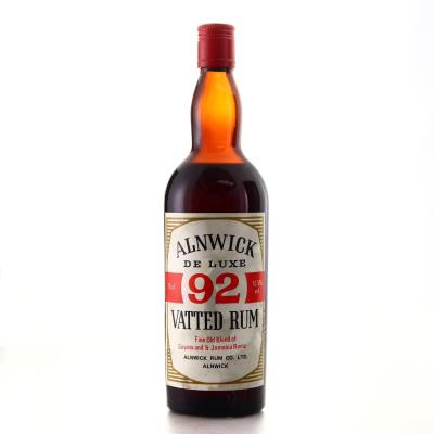 Alnwick De Luxe 92 Vatted Rum 1980s